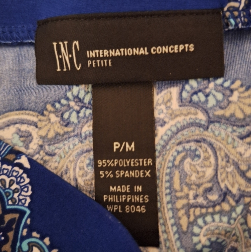 INC International Concepts Sand and sea paisley boho maxi skirt with studs. Nwt - Picture 7 of 7